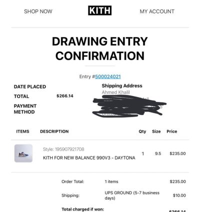 Kith New Balance 990v3 Daytona