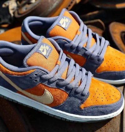 Nike Sb Dunk Low Pro Light Carbon Sk8 Shoes Very Rare New