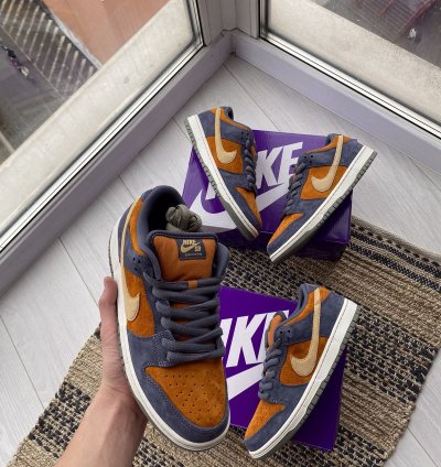 Nike Sb Dunk Low Pro Light Carbon Sk8 Shoes Very Rare New