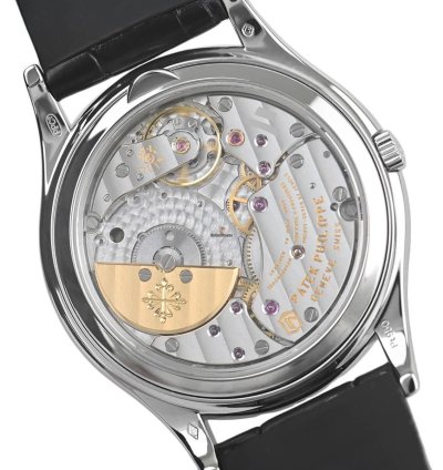 Patek Philippe Perpetual Calendar Grand Complications Platinum Diamond Perpetual Calendar Black 37 2 Box Papers 5140p-013