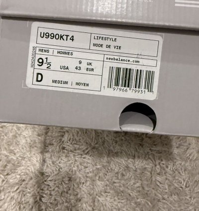 Kith New Balance 990v4 Made In Usa Moonrock 9 5