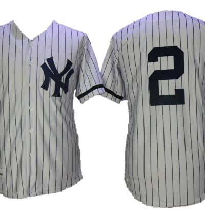 New York Yankees Derek Jeter White 1995 Throwback Jersey