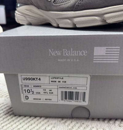 Kith New Balance 990v4 Miusa Moonrock