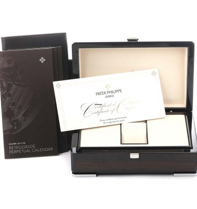 Patek Philippe Perpetual Calendar Grand Complications Rose Gold Mens Watch 5496r Box Papers