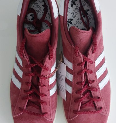 Adidas Campus 80s Low Burgundy Off White