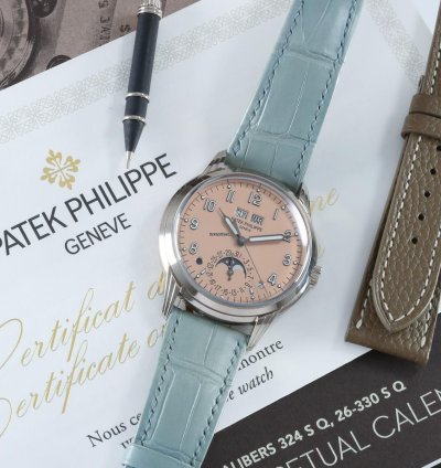 Patek Philippe Perpetual Calendar Grand Complications Salmon Dial Perpetual Calendar