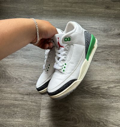 Aj3 Air Jordan 3 Retro Lucky Green Size 8 5w 7m