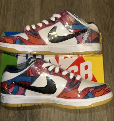 Nike Sb Dunk Low Pro Parra Abstract Art