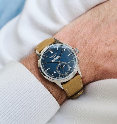 Patek Philippe Perpetual Calendar In-line Perpetual Calendar 5236p-001 Platinum