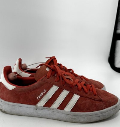 Adidas Campus Trace Scarlet Sneaker Suede Lace Low Orange 11