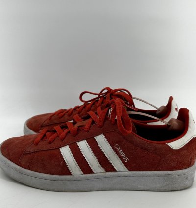 Adidas Campus Trace Scarlet Sneaker Suede Lace Low Orange 11