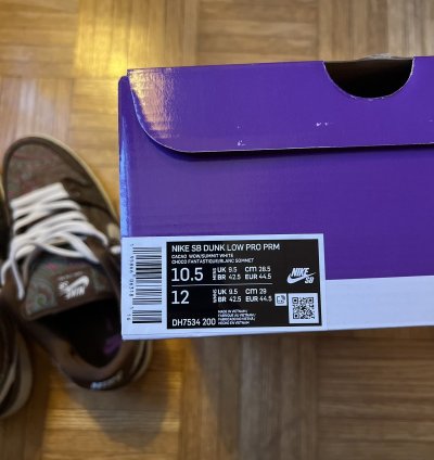 Nike Sb Dunk Low Pro Prm - Paisley Brown