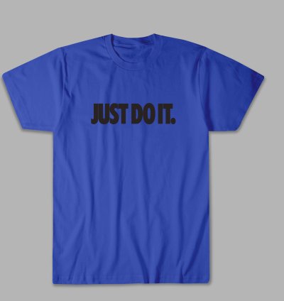 Nike Just Do It Logo Black T Shirt