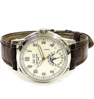 Patek Philippe Perpetual Calendar Ivory Arabic Dial 5320g-001