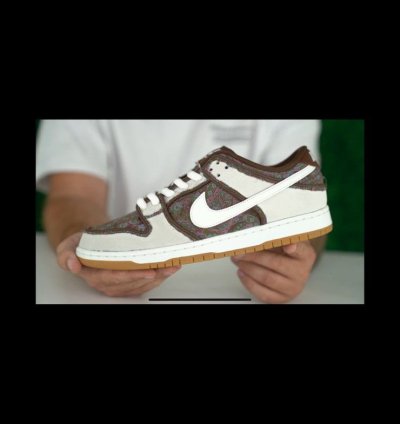Nike Sb Dunk Low Pro Prm - Paisley Brown