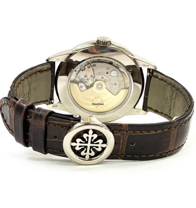 Patek Philippe Perpetual Calendar Ivory Arabic Dial 5320g-001