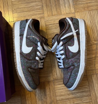 Nike Sb Dunk Low Pro Prm - Paisley Brown