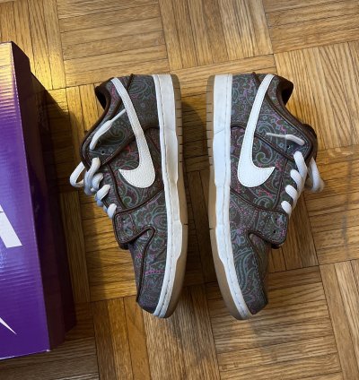 Nike Sb Dunk Low Pro Prm - Paisley Brown