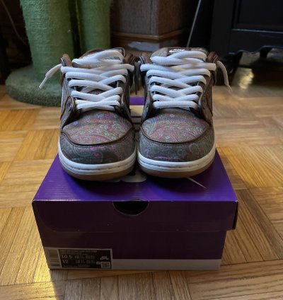 Nike Sb Dunk Low Pro Prm - Paisley Brown