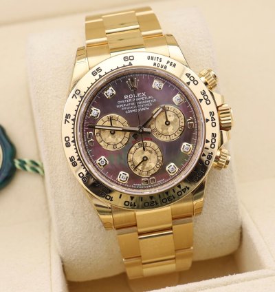 Rolex Daytona Tahitian Black Mother Of Pearl