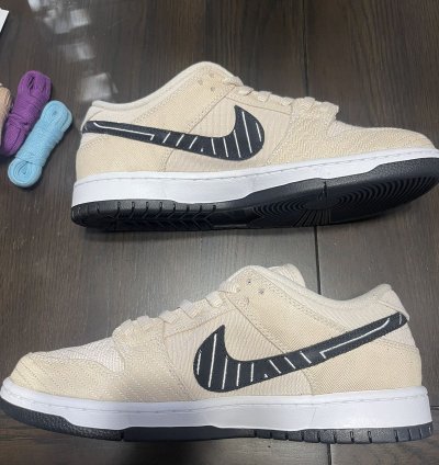 Nike Sb Dunk Low Pro Qs Albino Preto