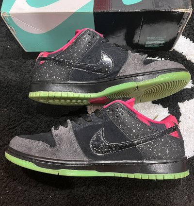 Nike Sb Dunk Low Pro Qs Premier Northern Lights Sz 10 5
