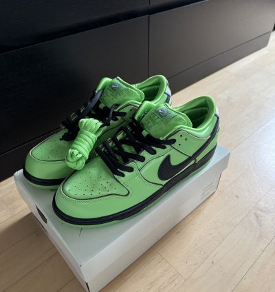 Nike Sb Dunk Low Pro Qs The Powerpuff Girls Buttercup