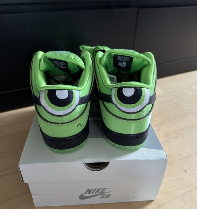Nike Sb Dunk Low Pro Qs The Powerpuff Girls Buttercup