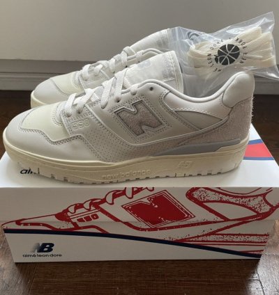 Last Drop Ald New Balance 550 - Us 9 White - Aime Leon Dore