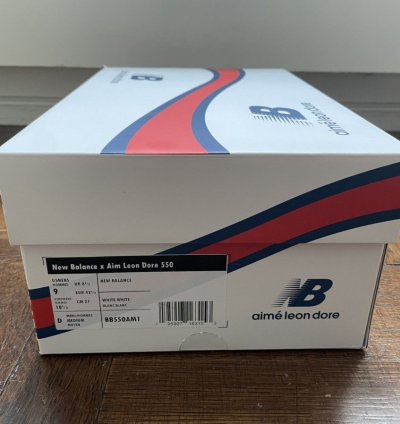 Last Drop Ald New Balance 550 - Us 9 White - Aime Leon Dore
