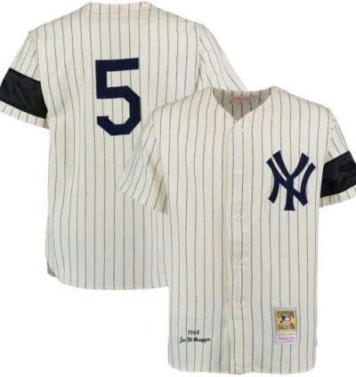 New York Yankees Joe Dimaggio Cream 1948 Throwback Jersey