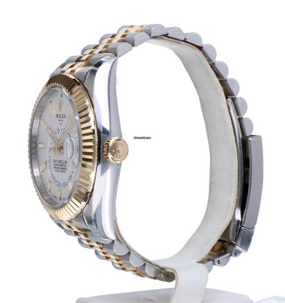 Rolex Sky-dweller Oyster Sky-dweller Jubilee Gold Steel White Dial 42 Mm Unworn 2023