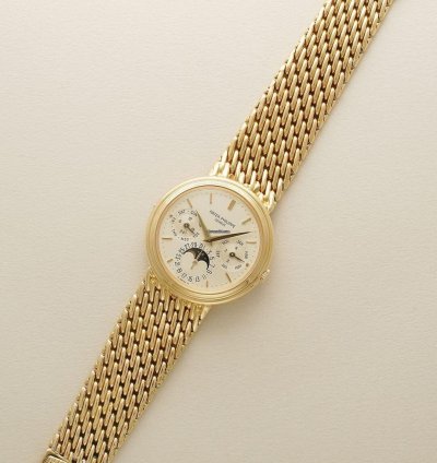 Patek Philippe Perpetual Calendar Moon Phase Ivory Dial Geneve Seal