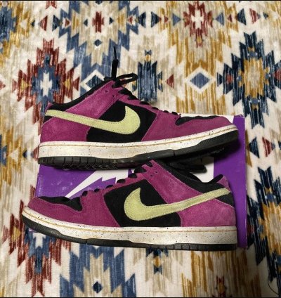 Nike Sb Dunk Low Pro Red Plum