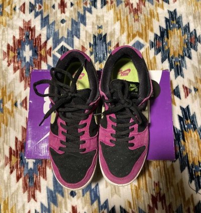 Nike Sb Dunk Low Pro Red Plum