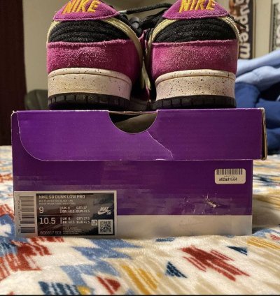 Nike Sb Dunk Low Pro Red Plum