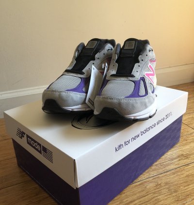 M990kt4 Kith United Arrows Sons Us 9 5 Grey Purple Pink