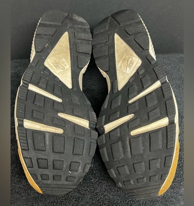 Authentic Nike Air Huarache Prm Wheat Black Light Bone Suede