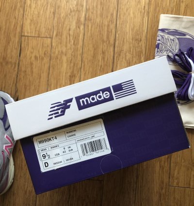 M990kt4 Kith United Arrows Sons Us 9 5 Grey Purple Pink