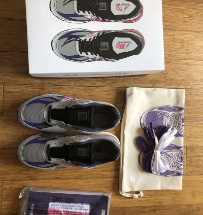 M990kt4 Kith United Arrows Sons Us 9 5 Grey Purple Pink