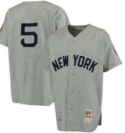 New York Yankees Joe Dimaggio Gray 1939 Throwback Jersey