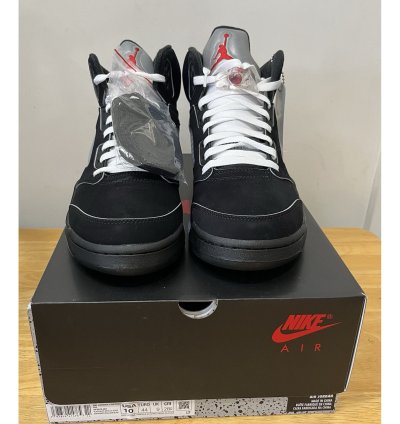 Men Size 10 Air Jordan 5 Black Metallic Reimagined 2025