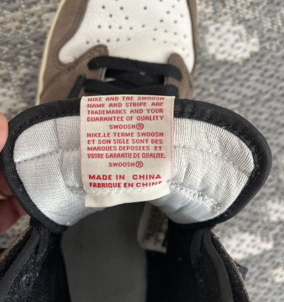 Men Travis Scott Air Jordan 1 Retro High Og Mocha