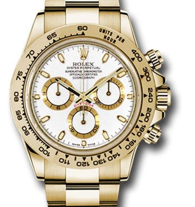 Rolex Daytona Unworn 116508 Cosmograph Daytona 18k Yellow Gold Oyster Bracelet 40mm
