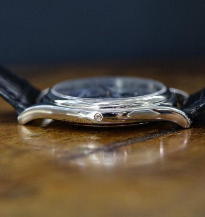 Patek Philippe Perpetual Calendar Platinum Ref 5140p Blue Dial With Exctract Pp