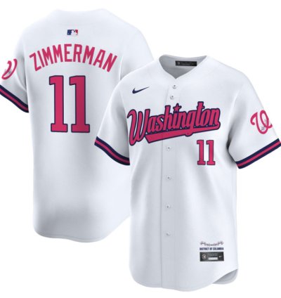 Ryan Zimmerman Jersey 11 Washington Nationals Vapor Limited All Stitched White
