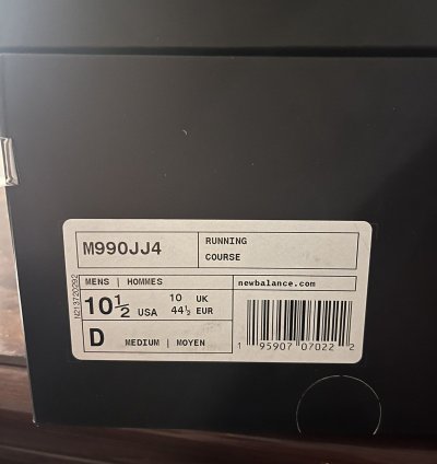 Navy Jjjjound New Balance 990v4 sz 10 5
