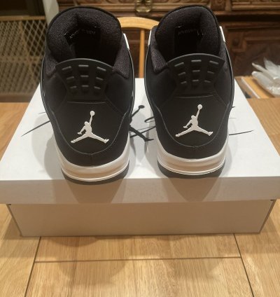 New Men Sz 12 Nike Air Jordan 4 Retro White Thunder