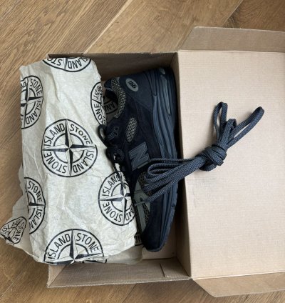 Nb Stone Island 991 V2 Black Made In Uk