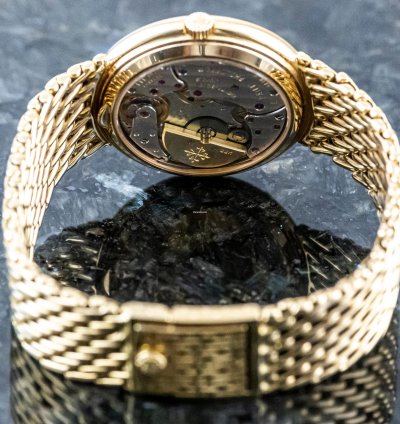 Patek Philippe Perpetual Calendar Reference 3945j 18k Yellowgold 3940 With Gold Bracelet